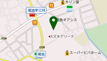 つつじ皮フ科の地図画像