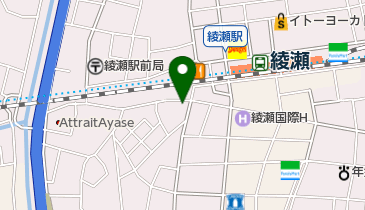 綾瀬メンタルクリニックの地図画像