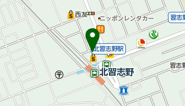 北習志野耳鼻咽喉科・アレルギー科の地図画像