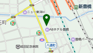 成田記念陽子線センターの地図画像