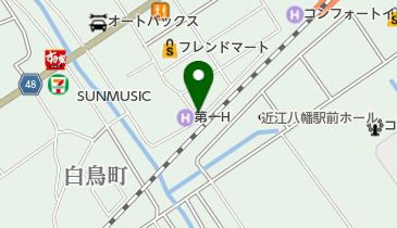 白鳥内科の地図画像