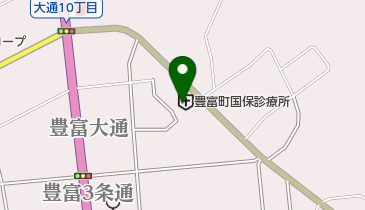 豊富町国民健康保険診療所の地図画像