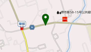 草部井上医院の地図画像