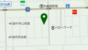 大曲リハビリテーションクリニックの地図画像