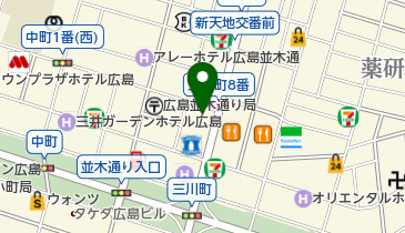 広島中央通り 香月産婦人科の地図画像