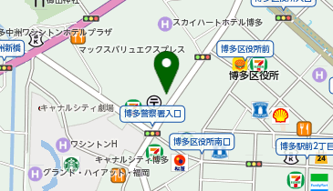 同仁クリニック福岡院の地図画像