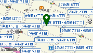 旭川キュアメディクスの地図画像