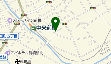 安立医院の地図画像