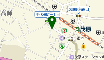 もばら皮膚科の地図画像