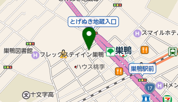 巣鴨こし石クリニックの地図画像