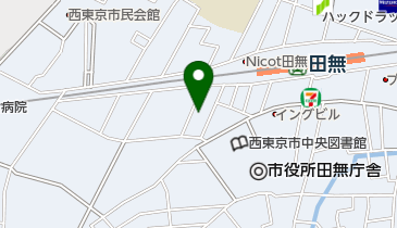 田無耳鼻咽喉科クリニックの地図画像