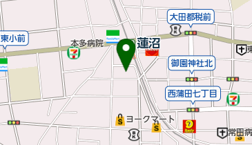 西蒲田整形外科の地図画像