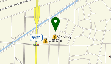 今嶺はしもと内科の地図画像