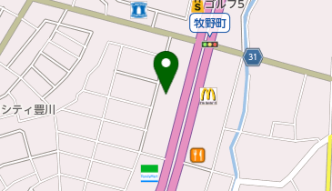 おおの腎泌尿器科の地図画像