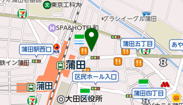 たわらクリニック蒲田の地図画像