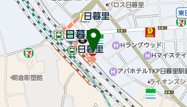 日暮里整形リウマチクリニックの地図画像