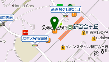 池内クリニック新百合ヶ丘内科・消化器内科の地図画像