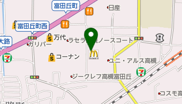 北摂皮膚科クリニックの地図画像