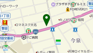 天神けやきクリニックの地図画像