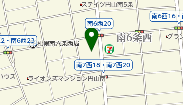 南円山内科医院の地図画像