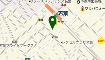 若葉駅前メンタルクリニックの地図画像