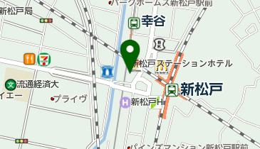 こばやし耳鼻咽喉科の地図画像