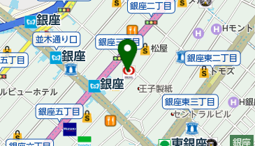 野本真由美クリニック銀座の地図画像