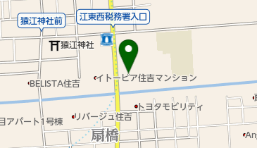 うえまつ整形外科クリニックの地図画像