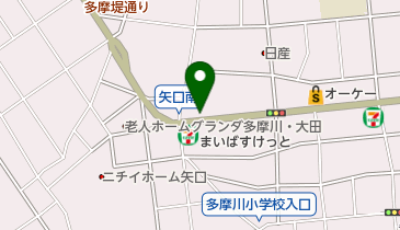 おばら消化器・肛門クリニックの地図画像