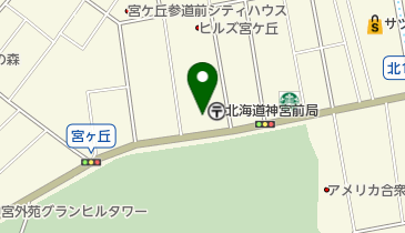 和光メンタルクリニック 札幌宮の森の地図画像