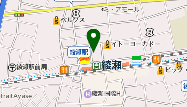 綾瀬こころのクリニックの地図画像