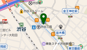 アイシークリニック渋谷院の地図画像