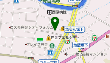 しろかねたかなわクリニックの地図画像