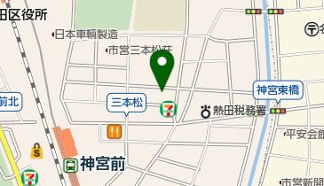 あつた神宮東クリニックの地図画像