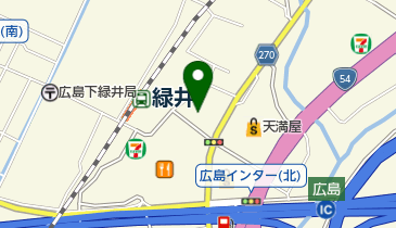 あき皮ふ科の地図画像