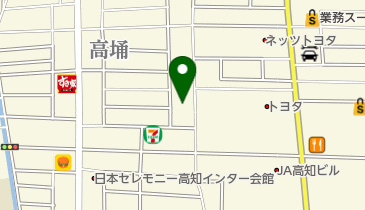 高知中央クリニックの地図画像