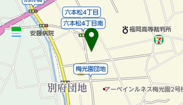 六本松 足と心臓血管クリニックの地図画像