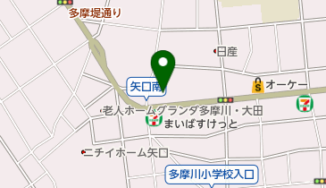 矢口二丁目整形外科の地図画像