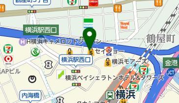 横浜ひざ関節症クリニックの地図画像