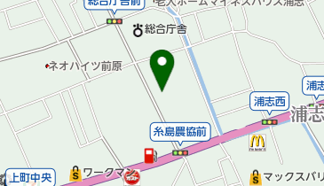 ひづめ内科の地図画像