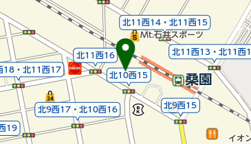 さっぽろ桑園内科・胃カメラ大腸内視鏡クリニックの地図画像