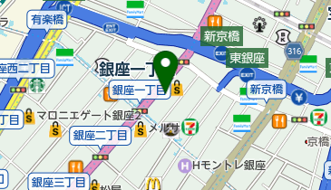 ラグラン銀座医院の地図画像