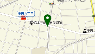 自由が丘すななが眼科の地図画像