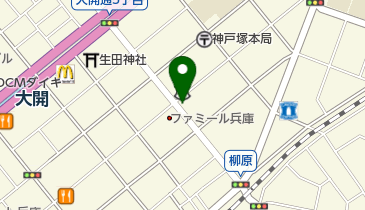 中尾内科の地図画像