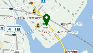 八丁堀かず内科外科クリニックの地図画像
