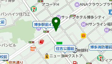 カズ博多クリニックの地図画像