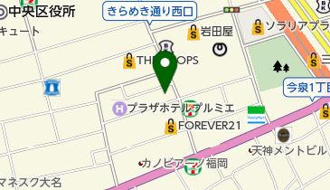 天神ホリスティックビューティークリニックの地図画像