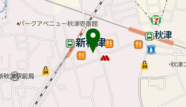 しんあきつ耳鼻咽喉科の地図画像