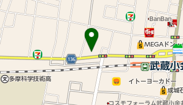 久我治子クリニックの地図画像