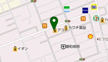 ファミリークリニック越谷の地図画像